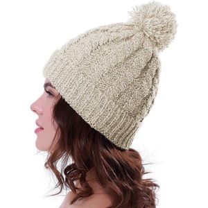 ❄️Womens Cozy Plush Lined Pom Pom Hat❄️